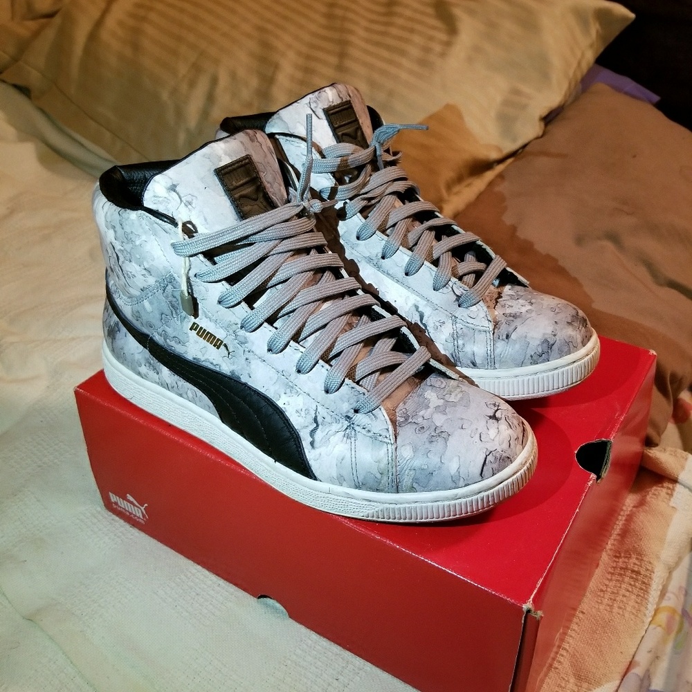 PUMA Basket Classic Mid Camo